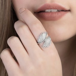 Pandora Jewelry Majestic Feathers Ring Poshmark